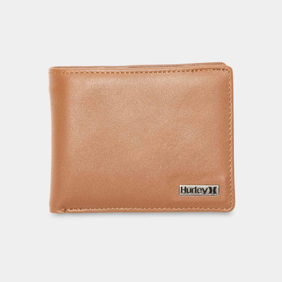 HURLEY UNISEX ONE & ONLY LEATHER WALLET