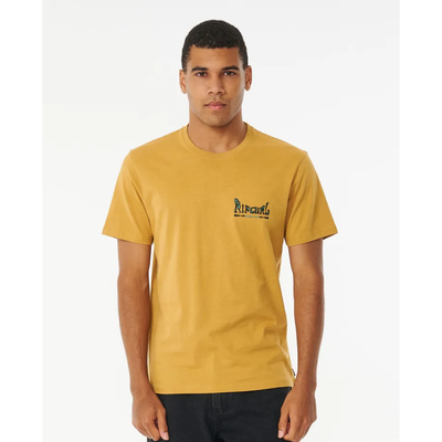 RIP CURL MENS RAYZED AND HAZED TEE