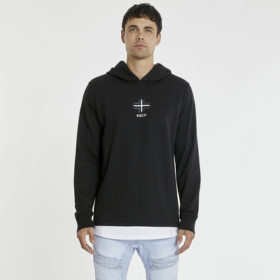 KISS CHACEY MENS THE SAINT LAYERED HOODED SWEATER