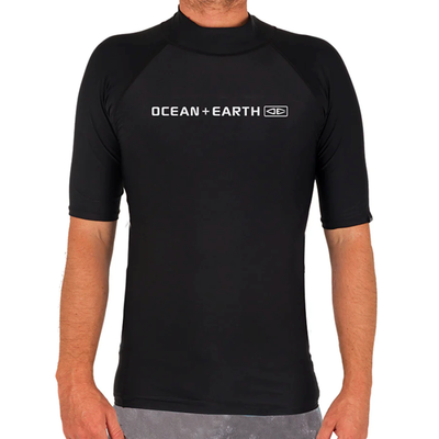 OCEAN & EARTH MENS SCRIPT S/S RASH SHIRT