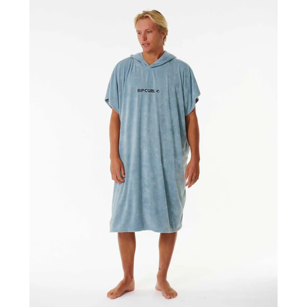 RIP CURL MENS BRAND HOODED TOWEL