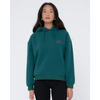 RUSTY WMNS ATHLETIC RELAXED HOODED FLEECE