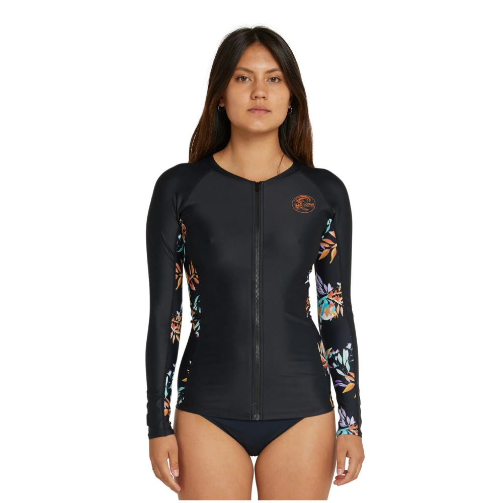 ONEILL WMNS BAHIA FZ LS RASH VEST