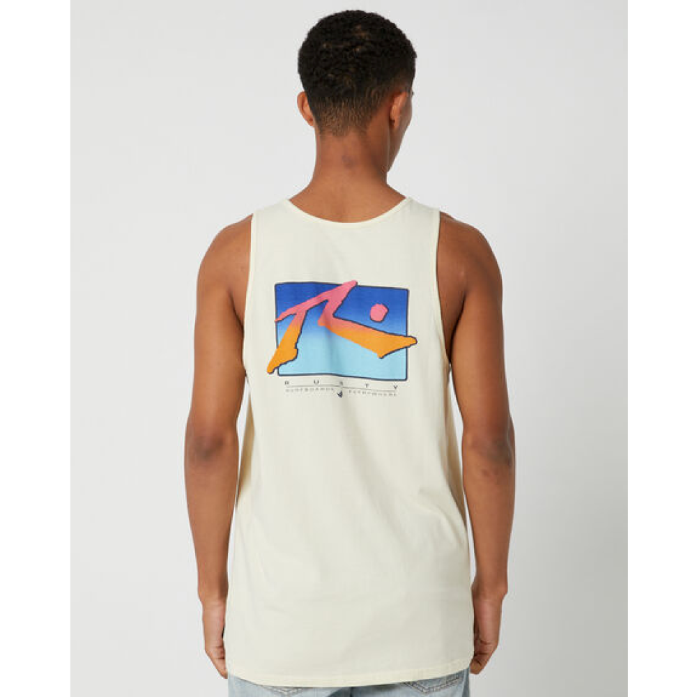 RUSTY MENS BEFORE CROWDS TV SCREEN TANK
