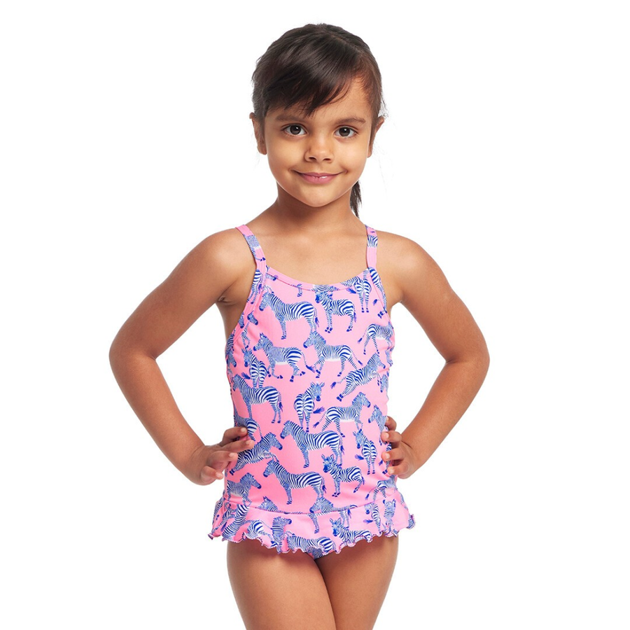 FUNKITA TODDLER BELTED FRILL ONE PIECE