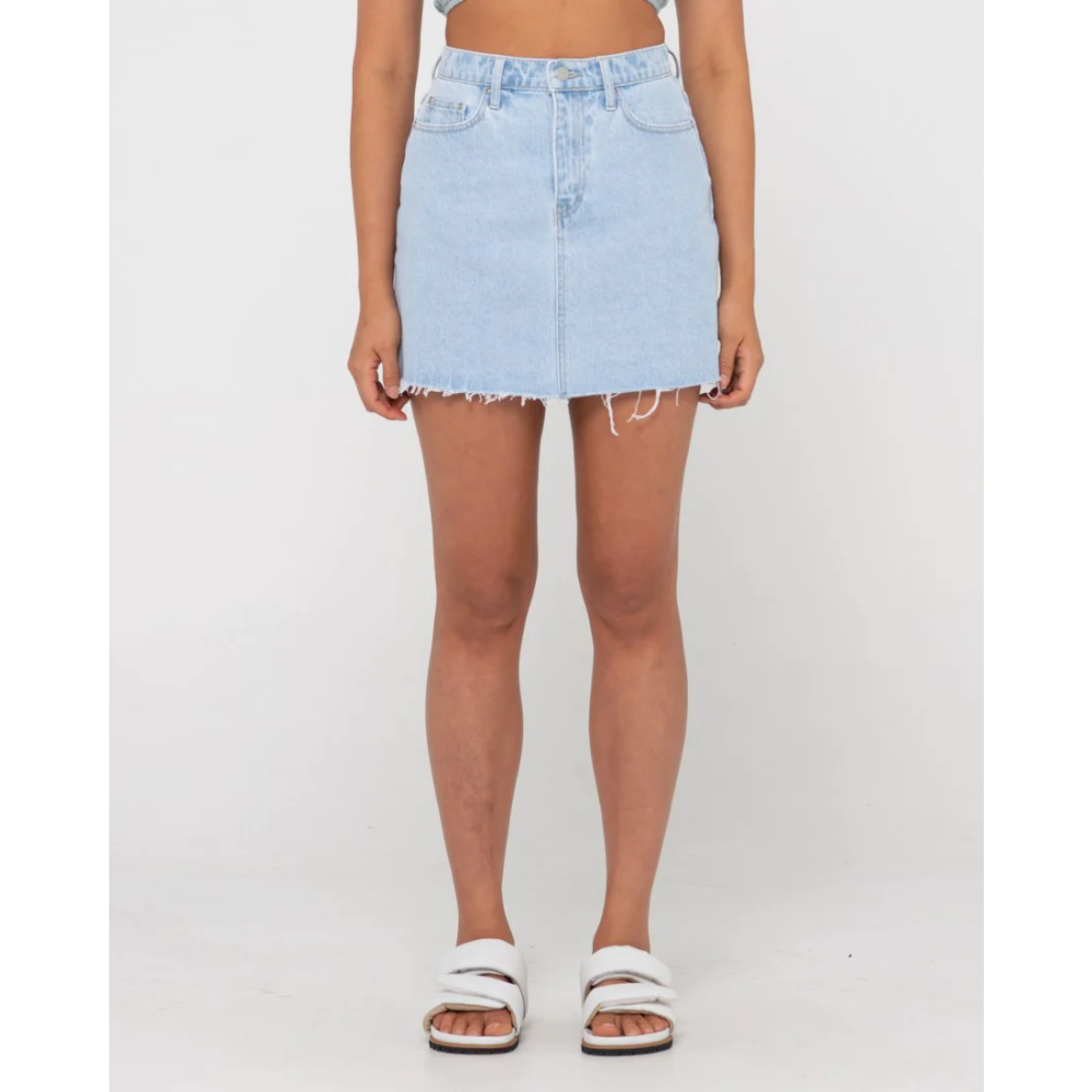 RUSTY WMNS CELESTE HIGH RISE DENIM SKIRT
