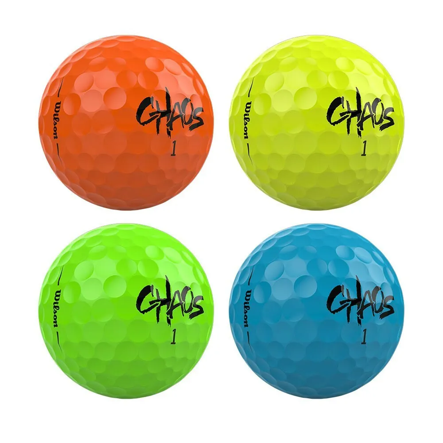 WILSON CHAOS GOLF BALLS 3PK