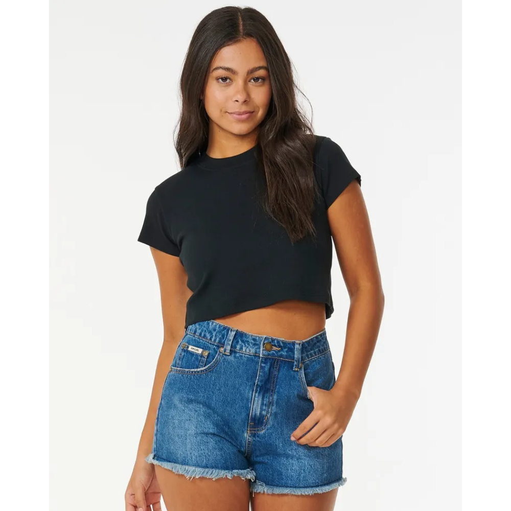 RIP CURL WMNS CLASSIC RIBBED TEE