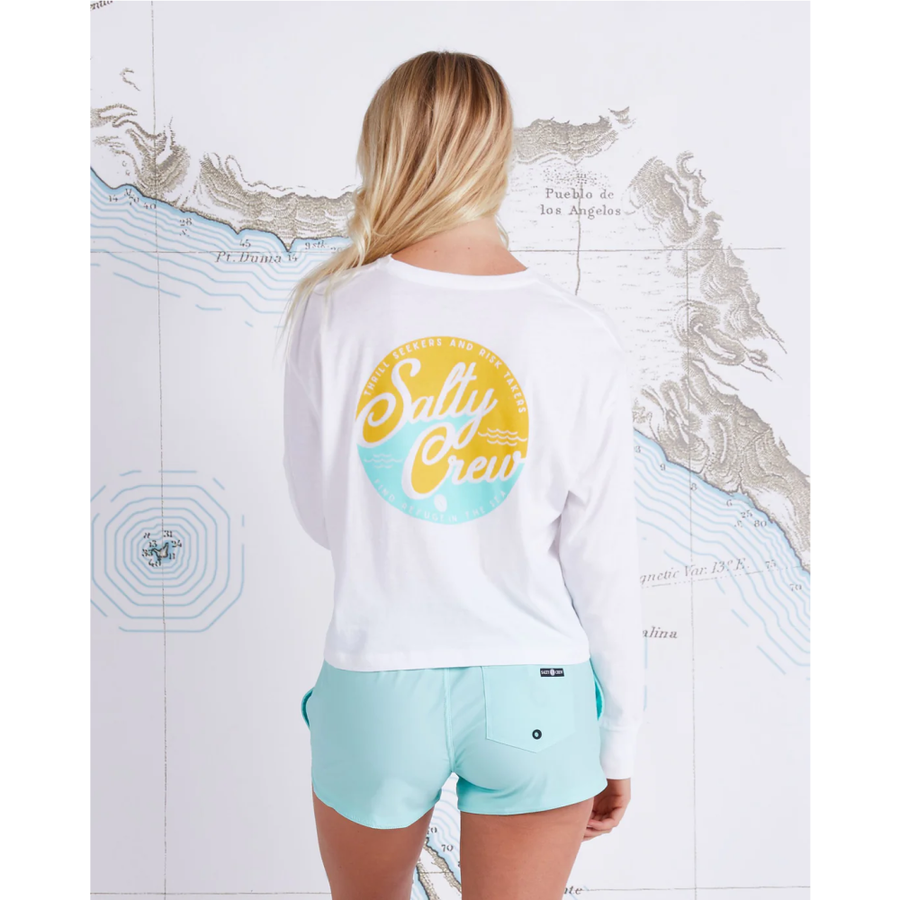 SALTY CREW WMNS CLUB SALTY LS CROP