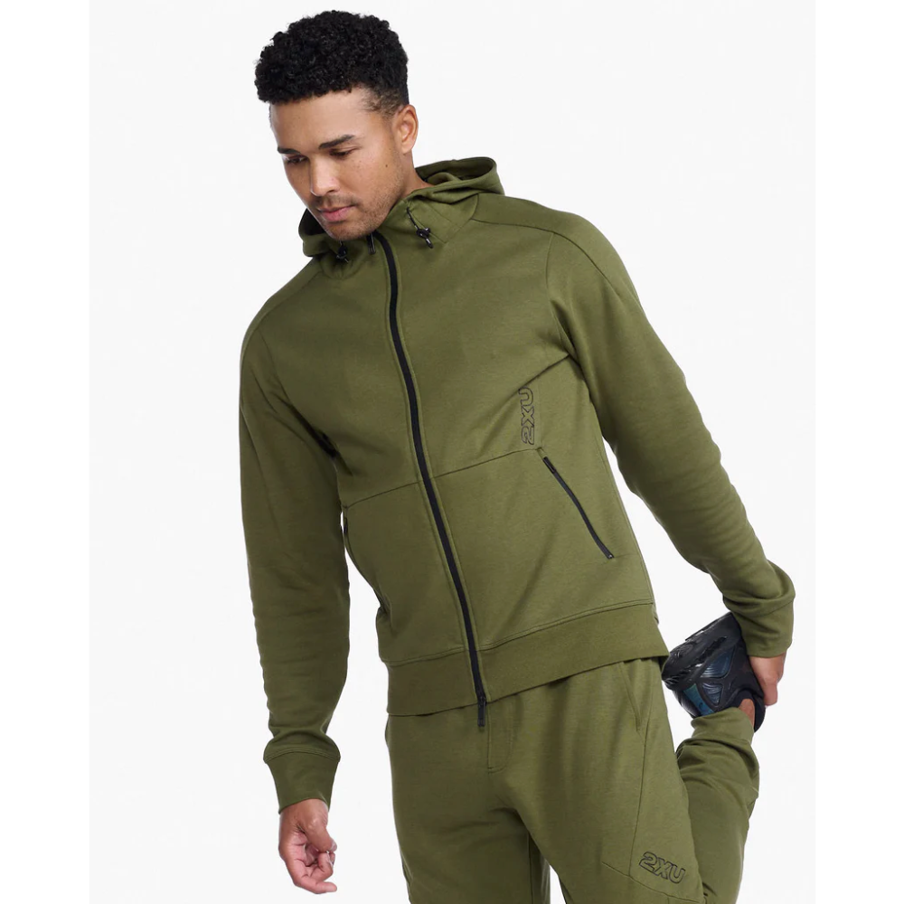 2XU MENS COMMUTE FULL ZIP HOODIE