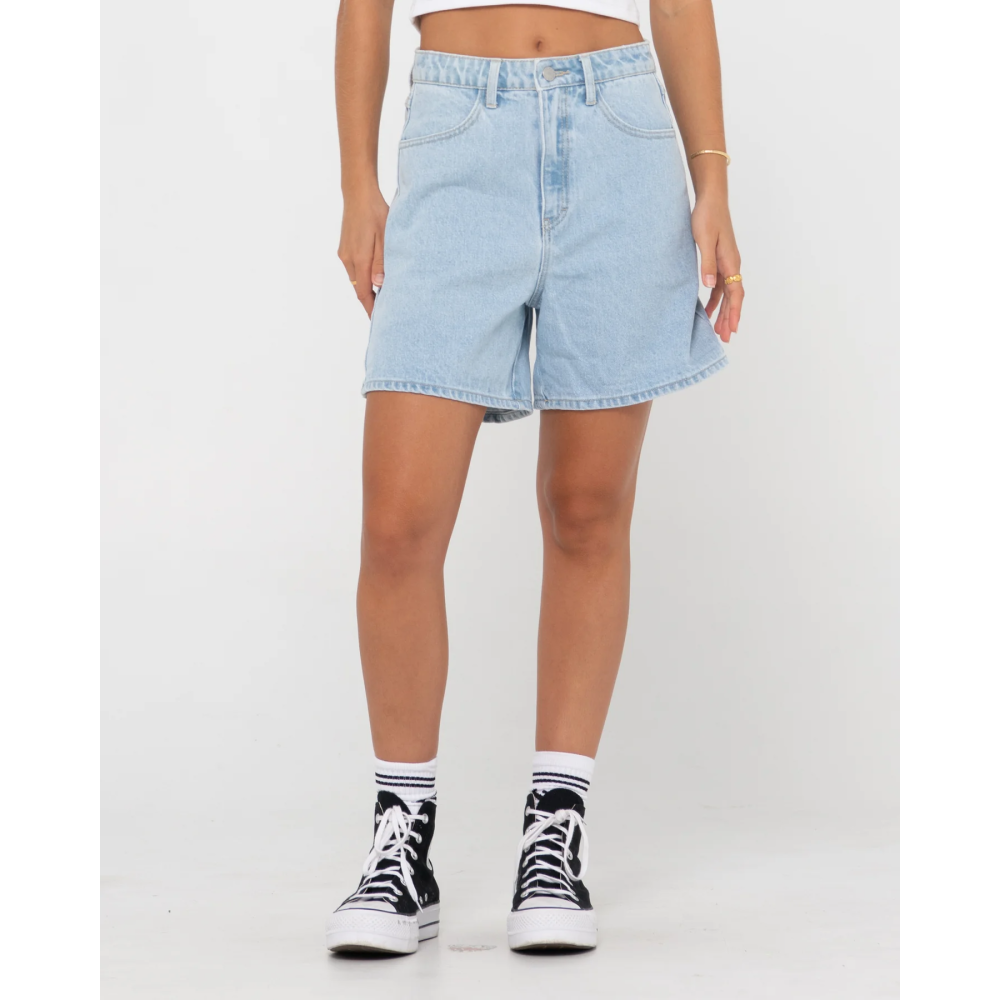 RUSTY WMNS CYPRUS HIGH DENIM SHORT