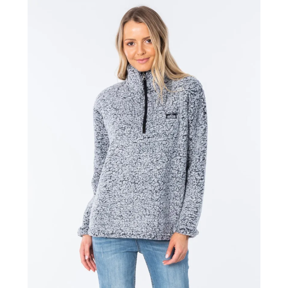 RIP CURL WMNS DARK N STORMY 1/4 ZIP CREW