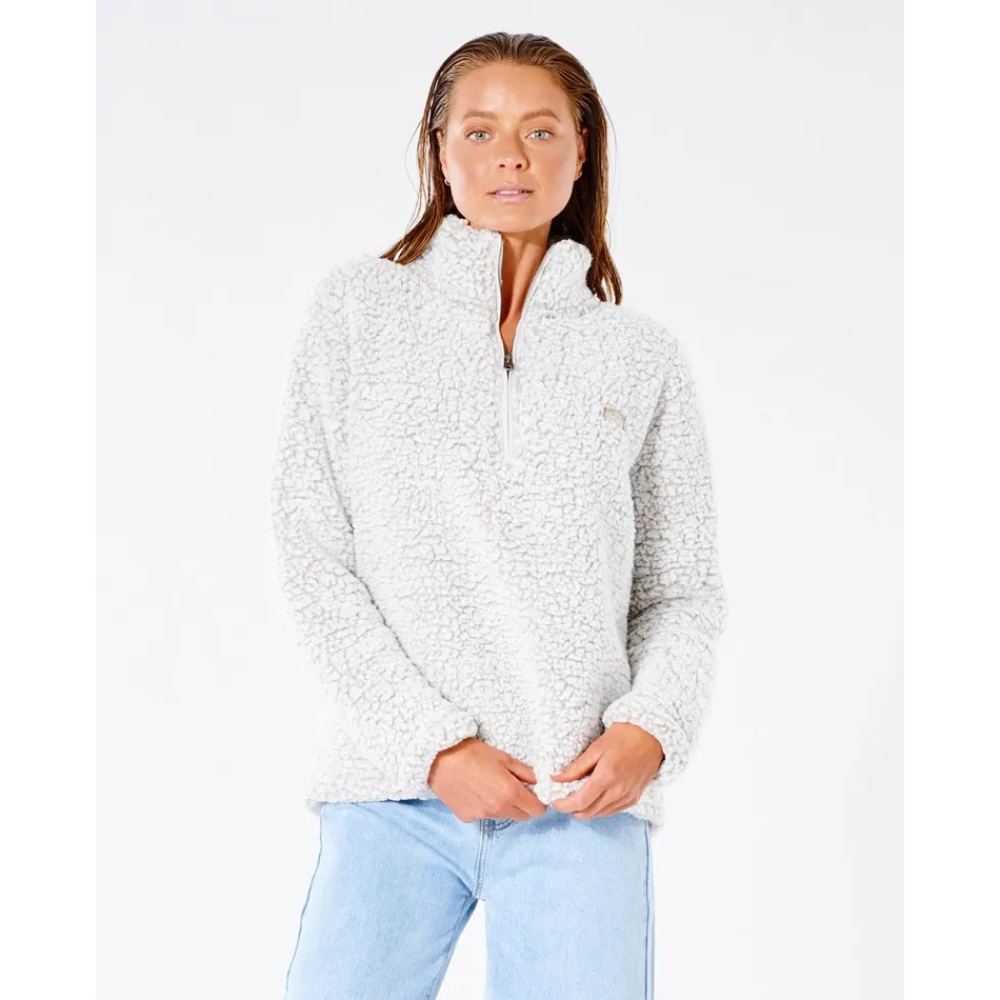 RIP CURL WMNS DARK N STORMY 1/4 ZIP CREW