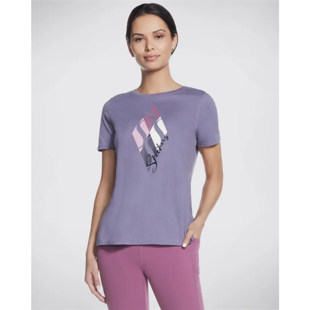 SKECHERS WMNS DIAMONDS TEE