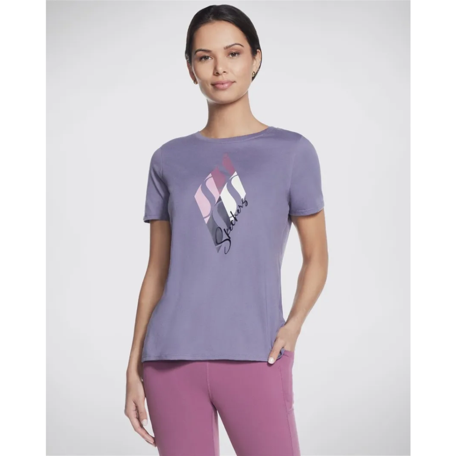 SKECHERS WMNS DIAMONDS TEE