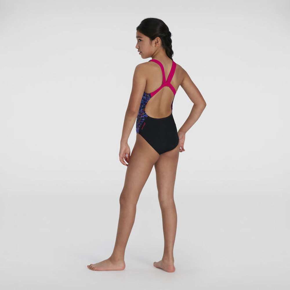 SPEEDO YTH DIGITAL ALLOVER LEADERBACK
