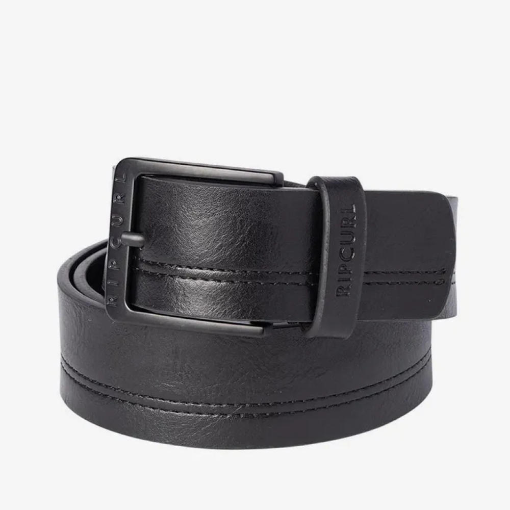 RIP CURL MENS DOUBLE STITCH PU BELT