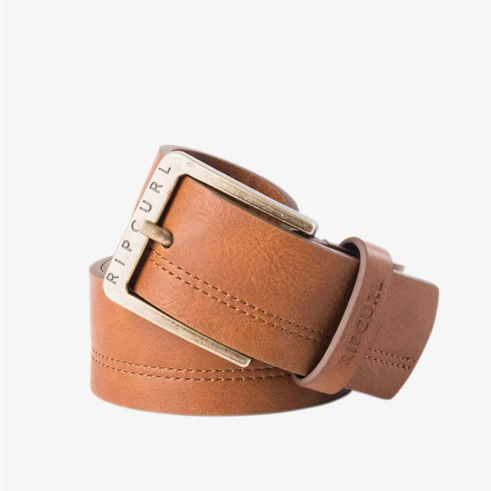 RIP CURL MENS DOUBLE STITCH PU BELT