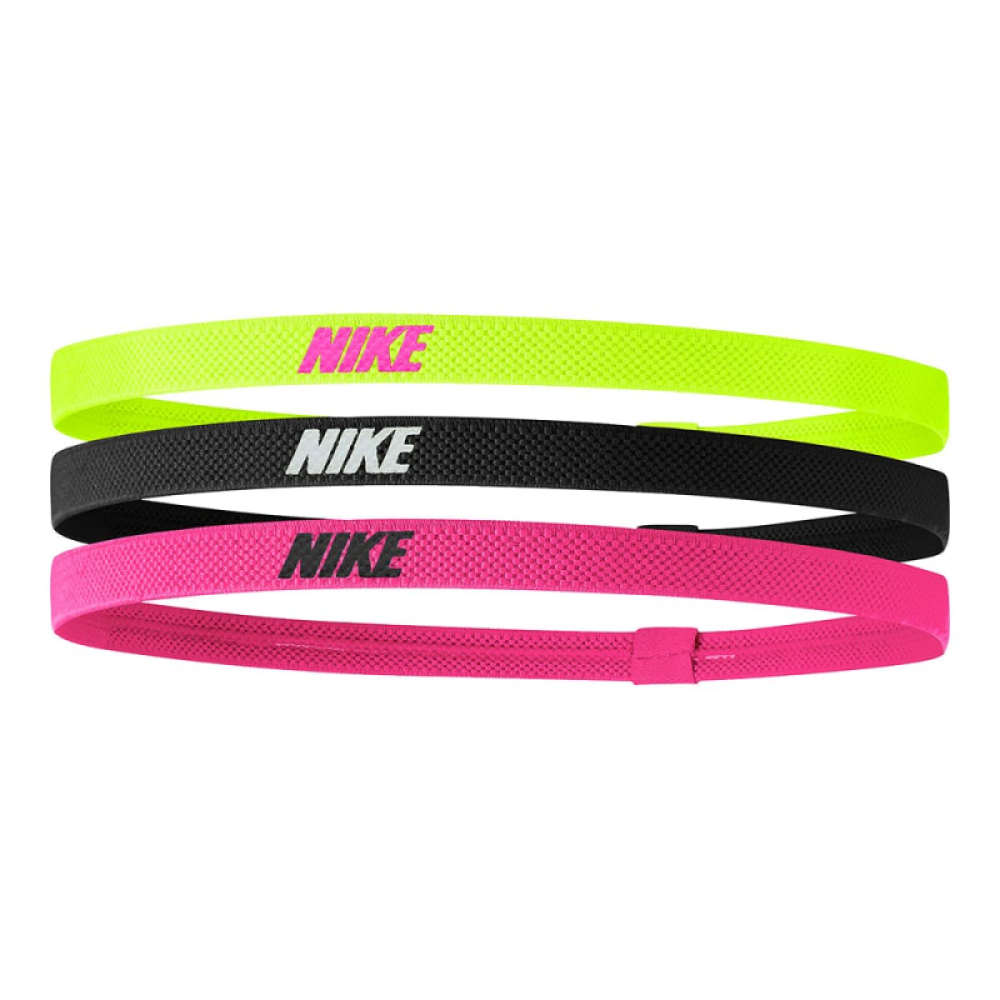 NIKE ELASTIC HEADBAND 2.0 3PK