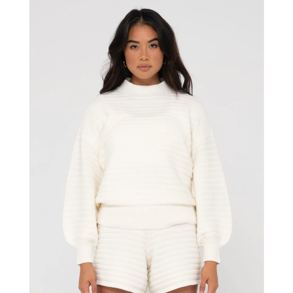 RUSTY WMNS ELBA CREW KNIT