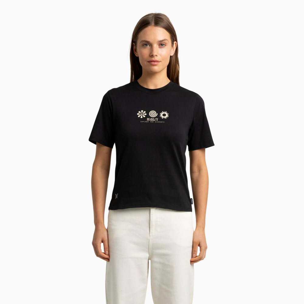 HURLEY WMNS EXPLORE SPIRAL TEE
