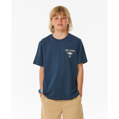 RIP CURL YTH FADEOUT ICON TEE