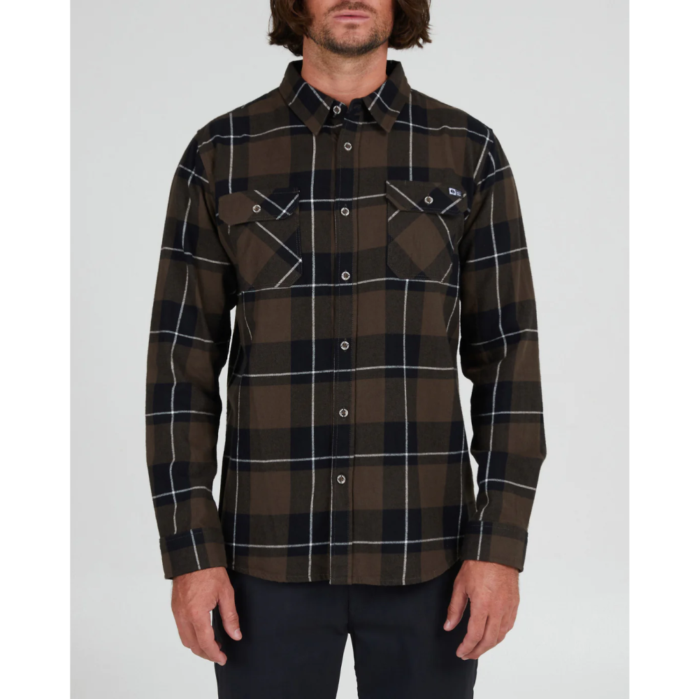 SALTY CREW MENS FIRST LIGHT FLANNEL