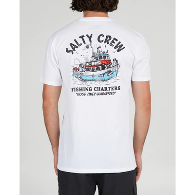 SALTY CREW MENS FISHING CHARTERS PREMIUM S/S TEE