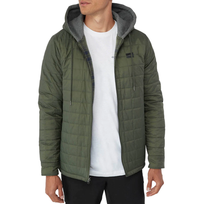 ONEILL MENS GLACIER HOOD REVERSIBLE JACKET