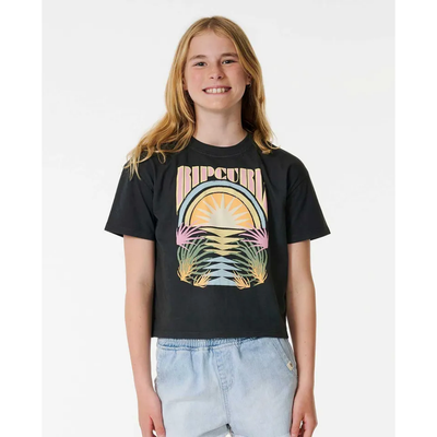 RIP CURL YTH GLOW HERITAGE CROP TEE