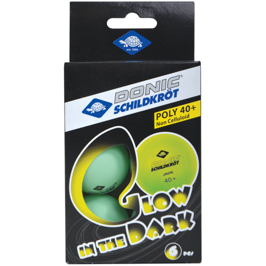 DONIC GLOW POPPS TABLE TENNIS BALLS