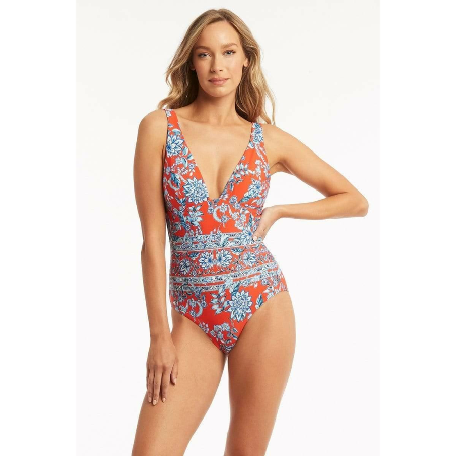 SEA LEVEL WMNS HABITAT LONGLINED ONE PIECE