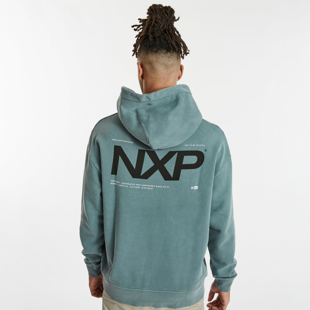 NENA & PASADENA MENS HARDWEAR RELAXED HOODED SWEATER