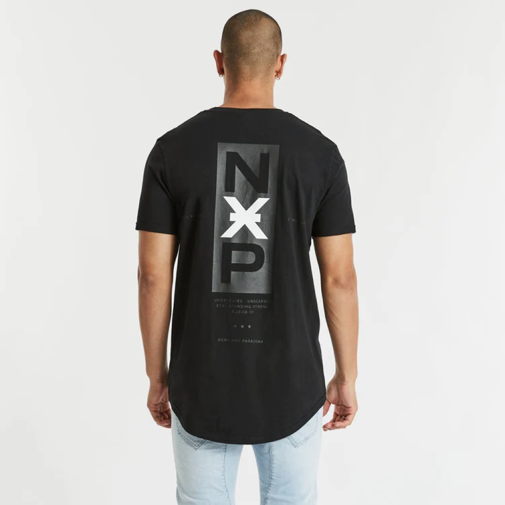 NENA & PASADENA MENS HURRICANE CAPE BACK TEE