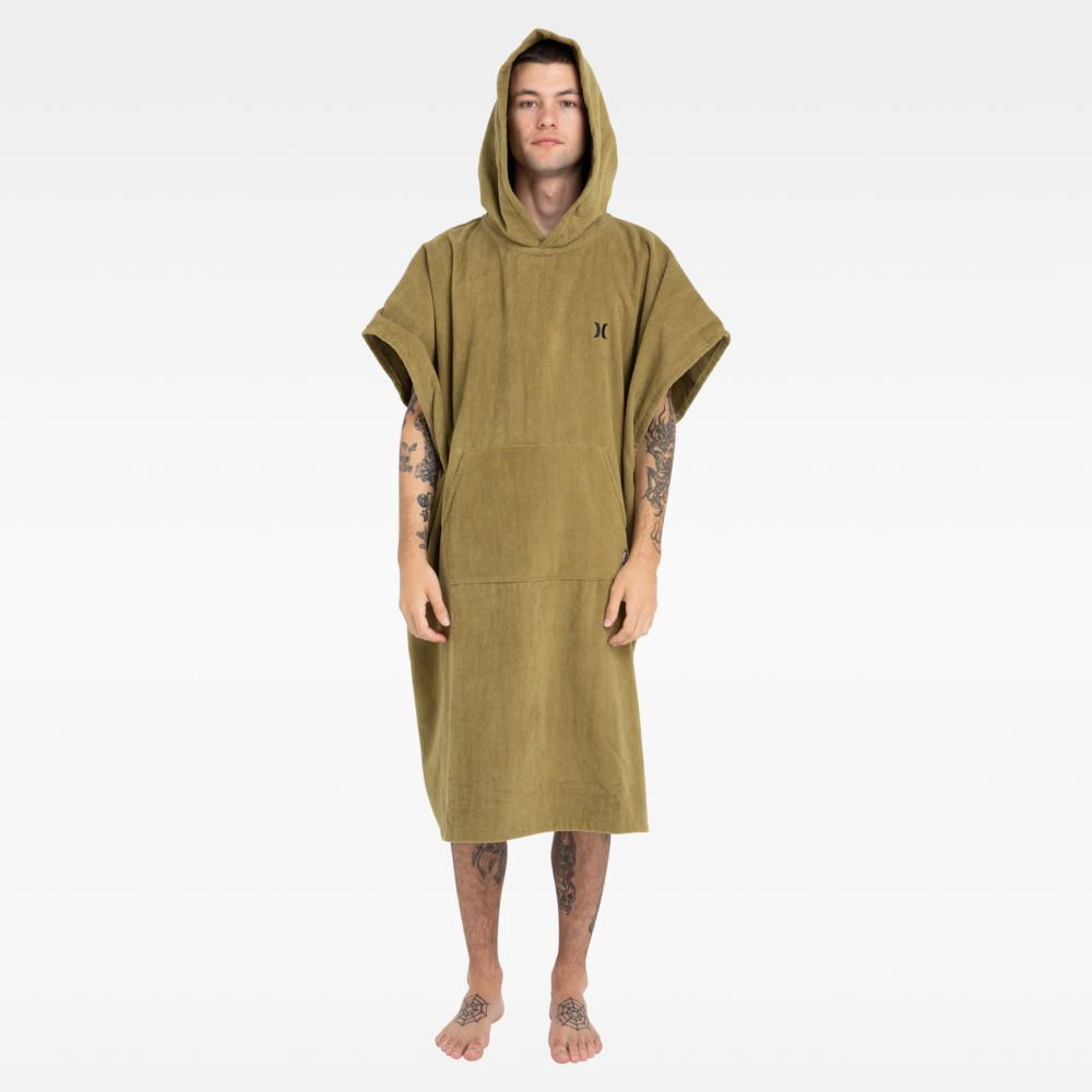 HURLEY MENS ICON HOODED TOWEL