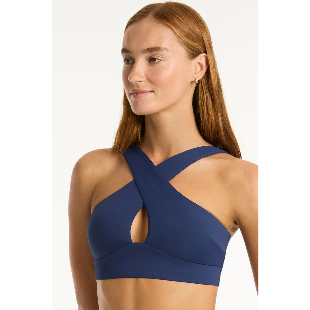SEA LEVEL WMNS INFINITY HIGHNECK CROSS OVER TOP