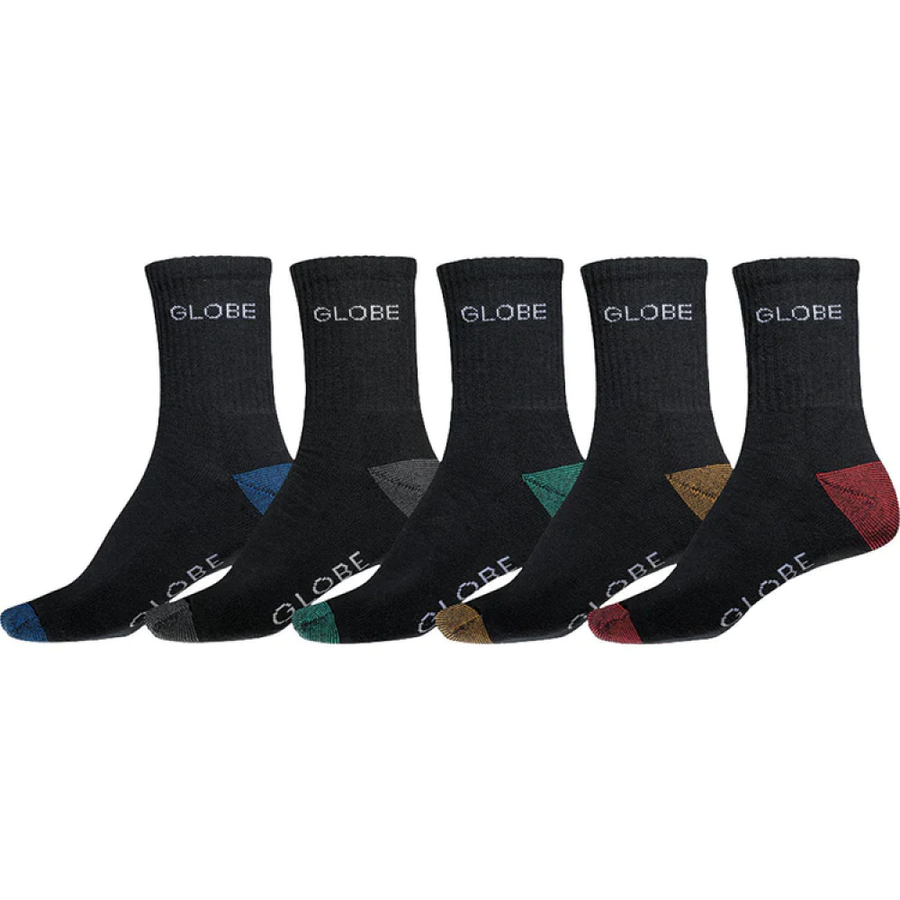 GLOBE MENS INGLES CREW SOCKS 5PK