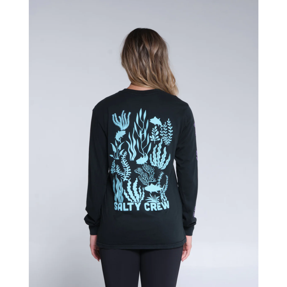 SALTY CREW WMNS KELP FOREST BOYFRIEND LS