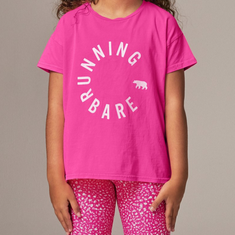 RUNNING BARE YTH KICK OFF BOX TEE