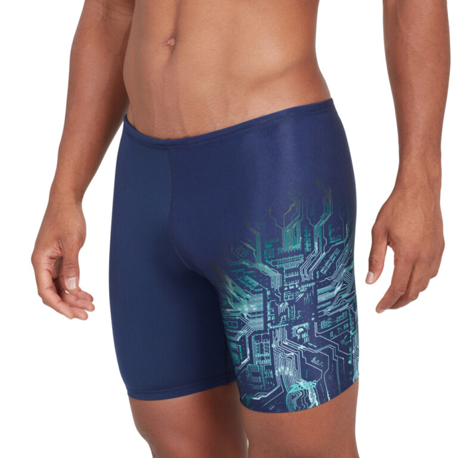 ZOGGS MENS CORTEX PRINT MID JAMMER