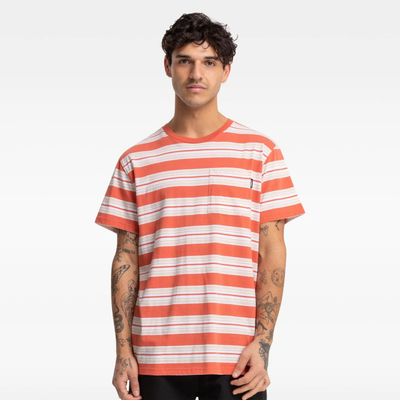 HURLEY MENS NOAH STRIPE TEE