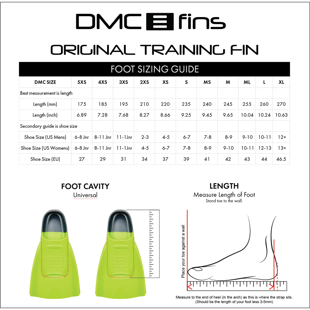 DMC UNISEX ORIGINAL TRAINING FIN