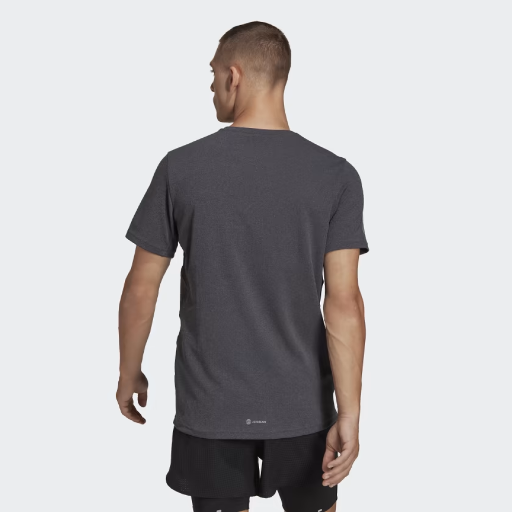 ADIDAS MENS OWN THE RUN HEATHER TEE