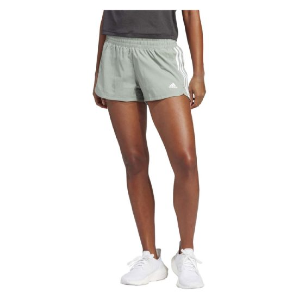 ADIDAS WMNS PACER 3-STRIPES WOVEN SHORTS