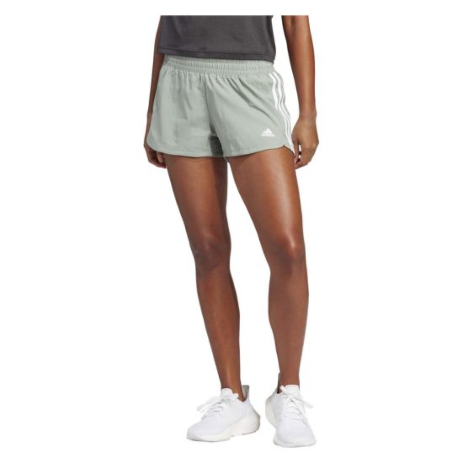 ADIDAS WMNS PACER 3-STRIPES WOVEN SHORTS