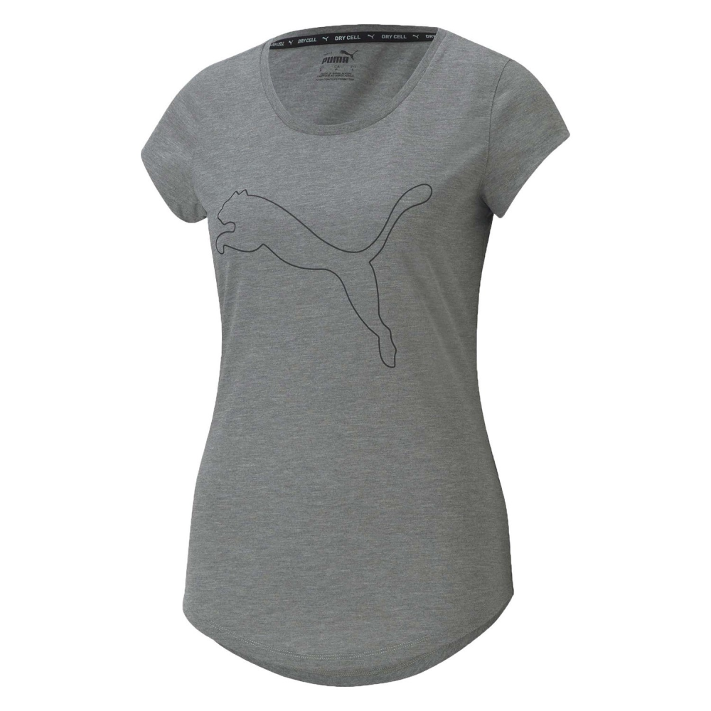 PUMA WMNS PERFORMANCE HEATHER CAT TEE