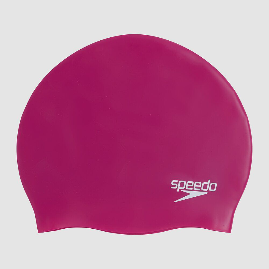 SPEEDO ADULT PLAIN MOULDED SILICON SWIM CAP