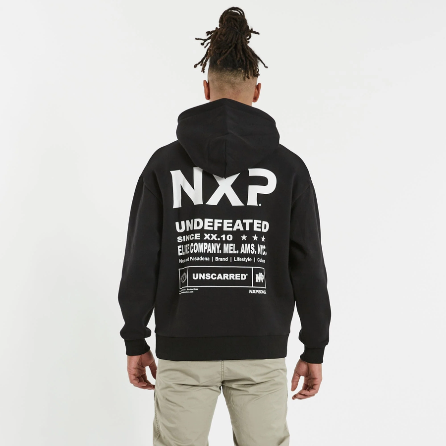 NENA & PASADENA MENS PREMIER RELAXED HOODED SWEATER