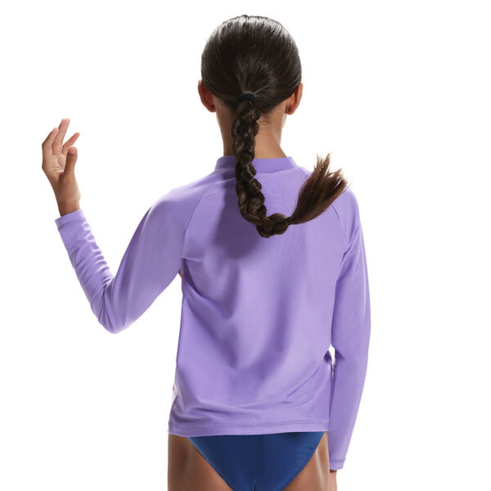 SPEEDO YTH PRINTED L/S RASH TOP