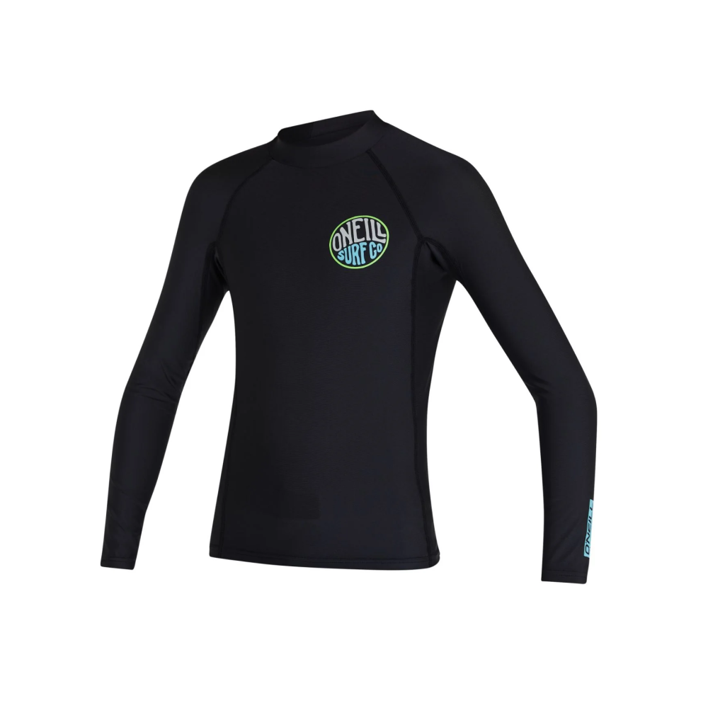 ONEILL YTH REACTOR UV LS RASH VEST